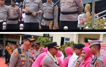 Pisah Sambut Kapolres Nagan Raya, AKBP Muhamad Taufiq S.I.K.,M.H. Resmi Terima Tongkat Komando