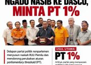 8 Parpol Nonparlemen Usulkan Parliamentary Threshold 1 Persen, Naskah Akademik Diserahkan ke DPR