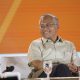 Dirjen. Pengelolaan Pembiayan dan resiko, Kemenkeu RI, Suminto saat menyampaikan narasi pemasaran terkini di Joja Financial festival 2026 di Jogja Expo Center, Yogyakarta, DIY, Sabtu (23/9/2026)