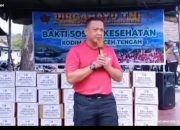 Peringati HUT ke-81 TNI, Kodim Aceh Tengah Gelar Bakti Kesehatan