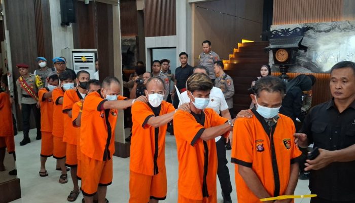 Polda Kalteng Ringkus 8 Tersangka Karhutla, Oknum PNS Diduga Bakar Lahan hingga 6 Hektare