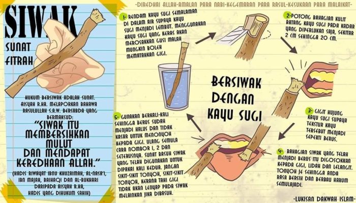 Cara dan Waktu Bersiwak Paling Disunnahkan Nabi