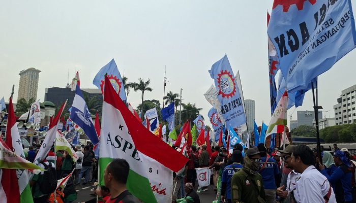 Demo Buruh di DPR Hari Ini, 11.261 Personel Gabungan Dikerahkan