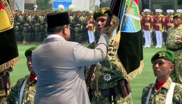 Prabowo Resmikan 204 Satuan Baru TNI, Enam Kodam Baru Resmi Berdiri