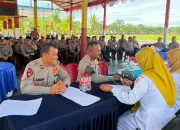 Jaga Kesiapan Personel, Batalyon C Pelopor Gandeng Puskesmas Gelar Cek Kesehatan Gratis